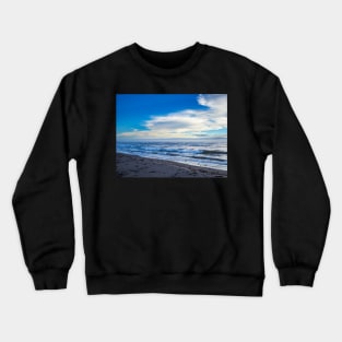 Cold Day at the Beach, New-Brunswick Canada V1 Crewneck Sweatshirt